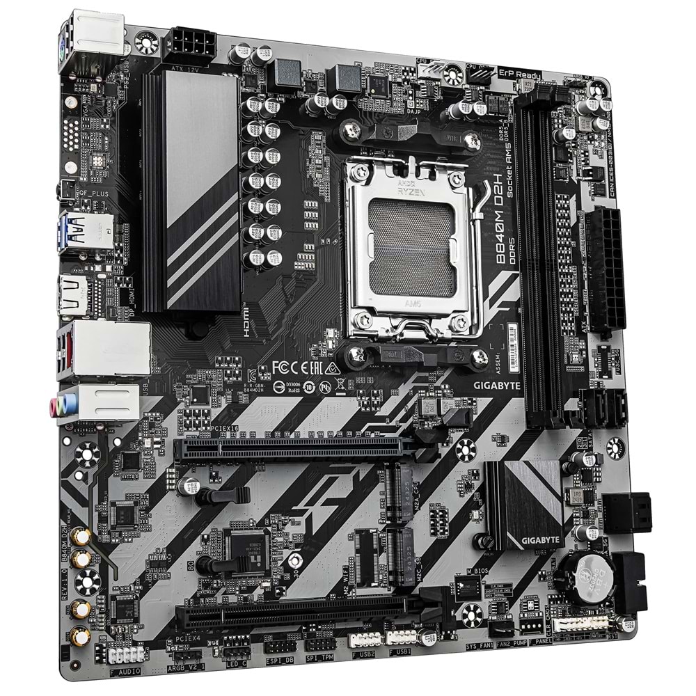 GIGABYTE B840M D2H DDR5 HDMI M.2 MATX AM5