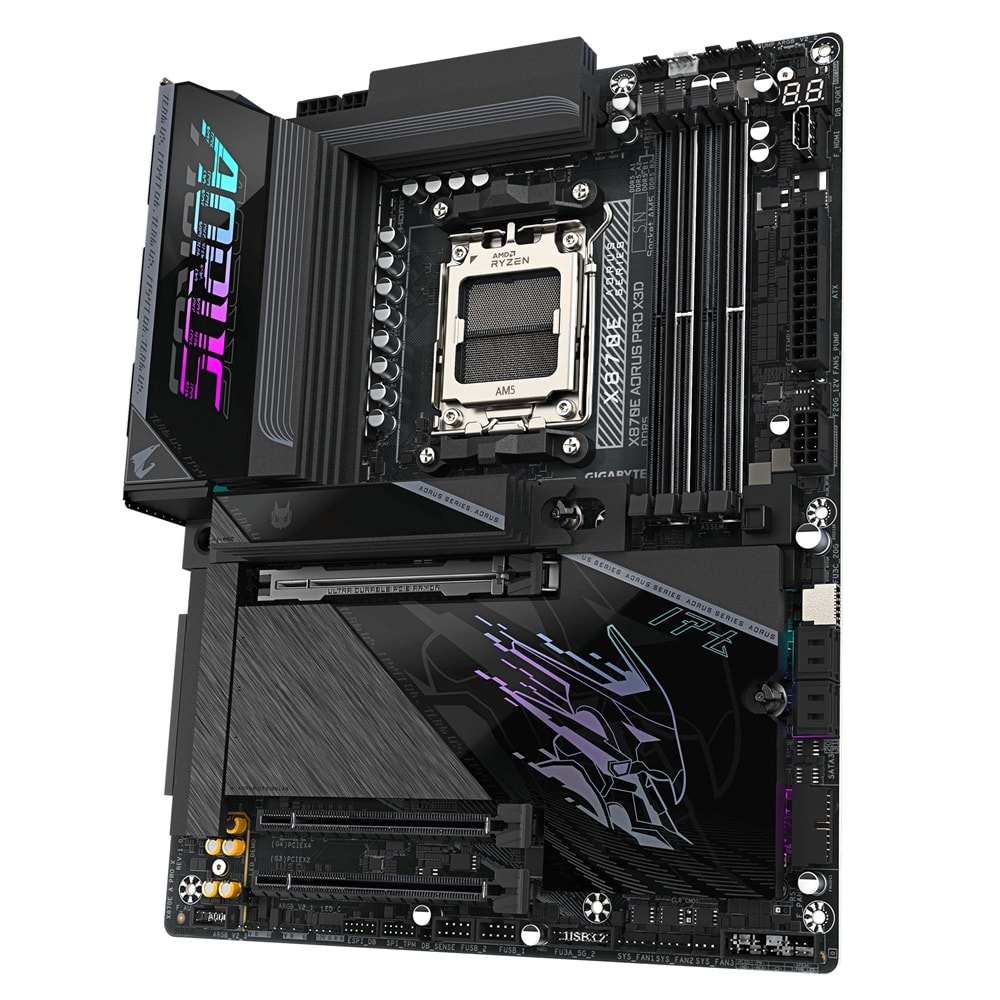 GIGABYTE X870E AORUS PRO X3D DDR5 M.2 HDMI DP ATX AM5