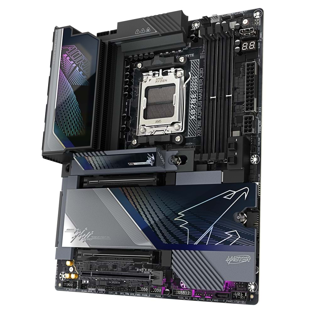 GIGABYTE X870E AORUS MASTER X3D DDR5 M.2 HDMI DP ATX AM5
