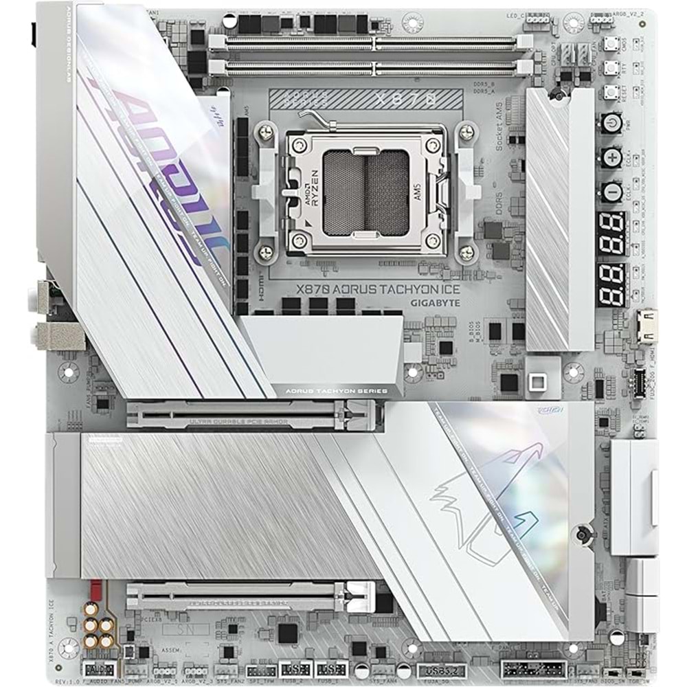 GIGABYTE X870A AORUS TACHYON ICE DDR5 8400Mhz HDMI/DP E-ATX AM5