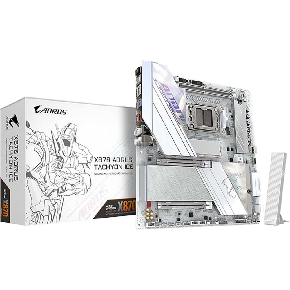 GIGABYTE X870A AORUS TACHYON ICE DDR5 8400Mhz HDMI/DP E-ATX AM5