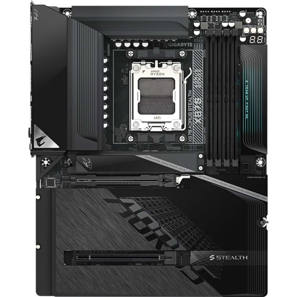 GIGABYTE X870 AORUS STEALTH DDR5 8000Mhz HDMI/DP ATX AM5