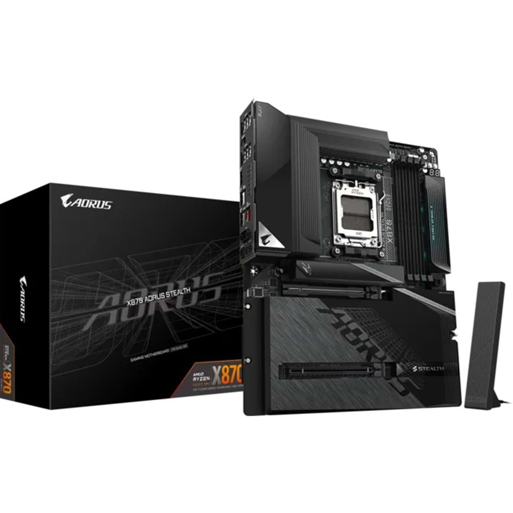 GIGABYTE X870 AORUS STEALTH DDR5 8000Mhz HDMI/DP ATX AM5
