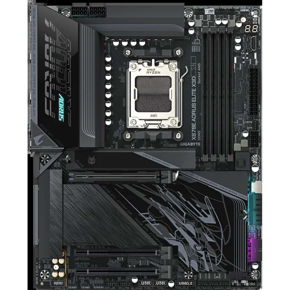 GIGABYTE X870E AORUS ELITE X DDR5 8000Mhz HDMI/DP ATX AM5