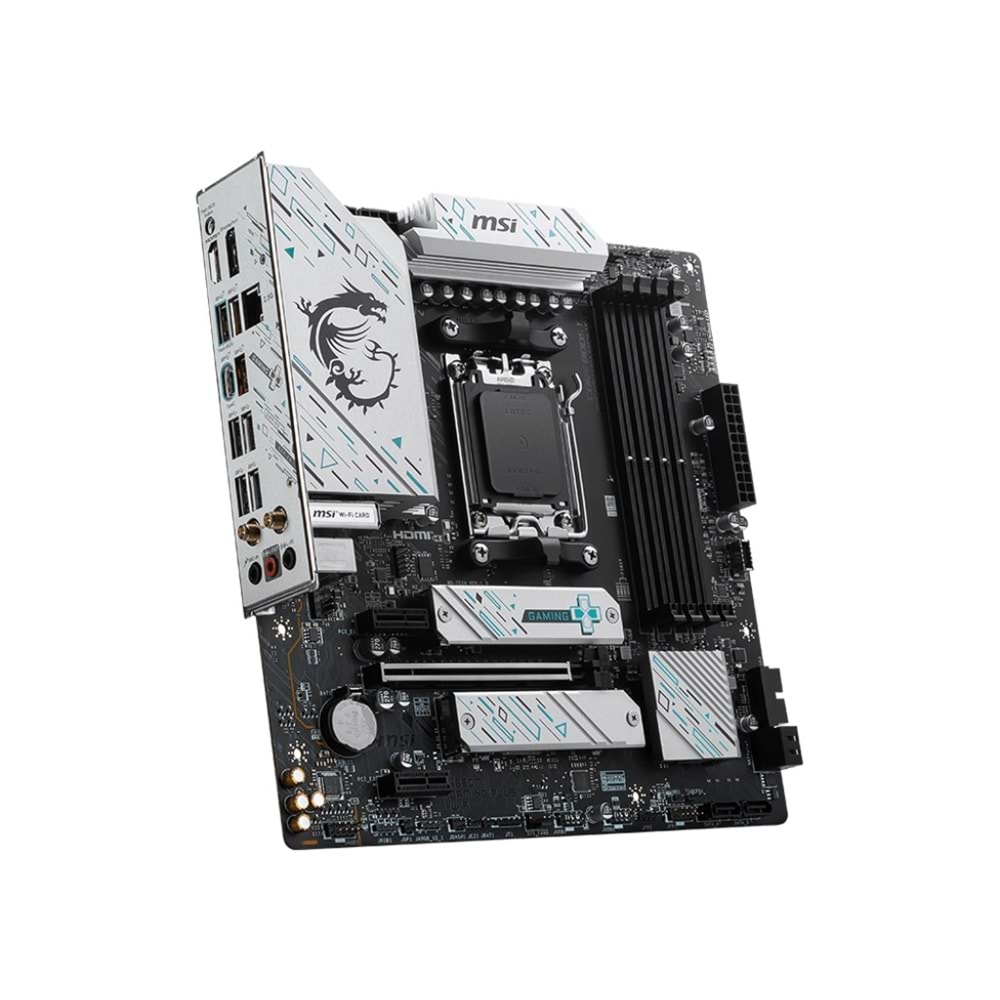 MSI B650M GAMING PLUS WIFI DDR5 7200MHZ(OC) HDMI DP M.2 MATX AM5