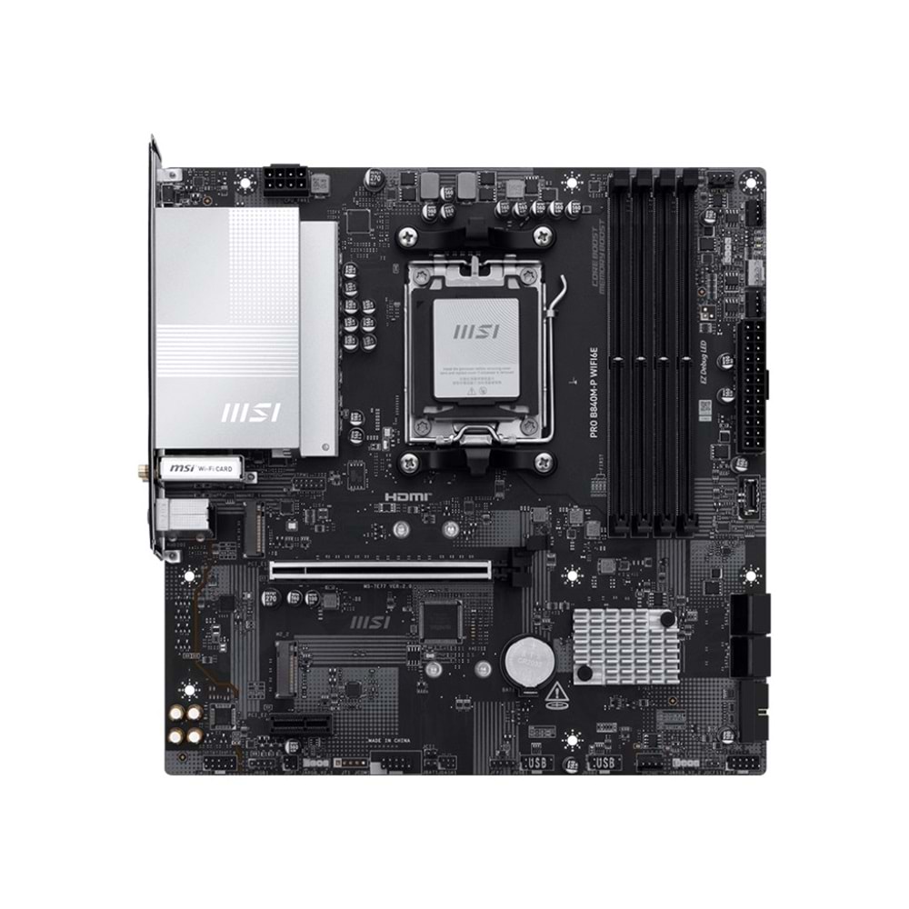 MSI PRO B840M-P WIFI6E DDR5 mATX AM5