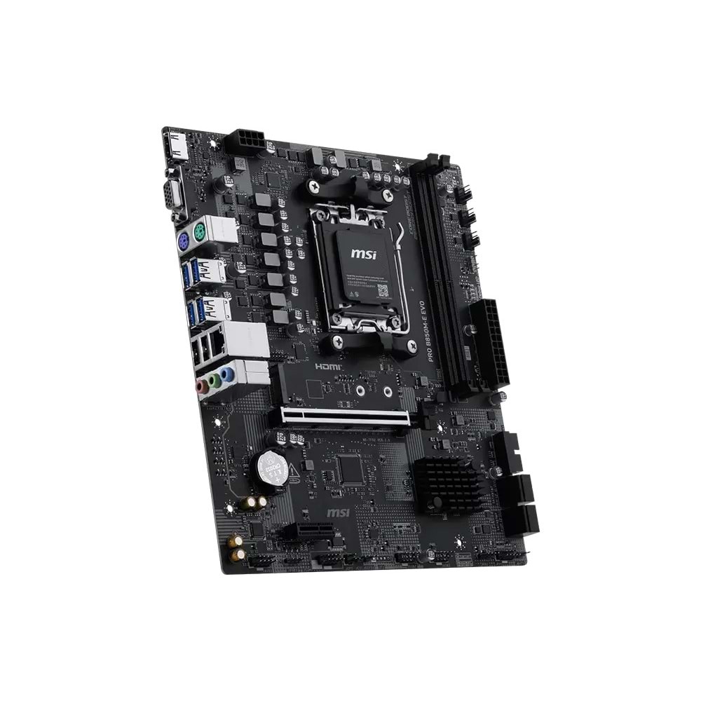 MSI PRO B850M-E EVO DDR5 ANAKART 8200MHz(OC)