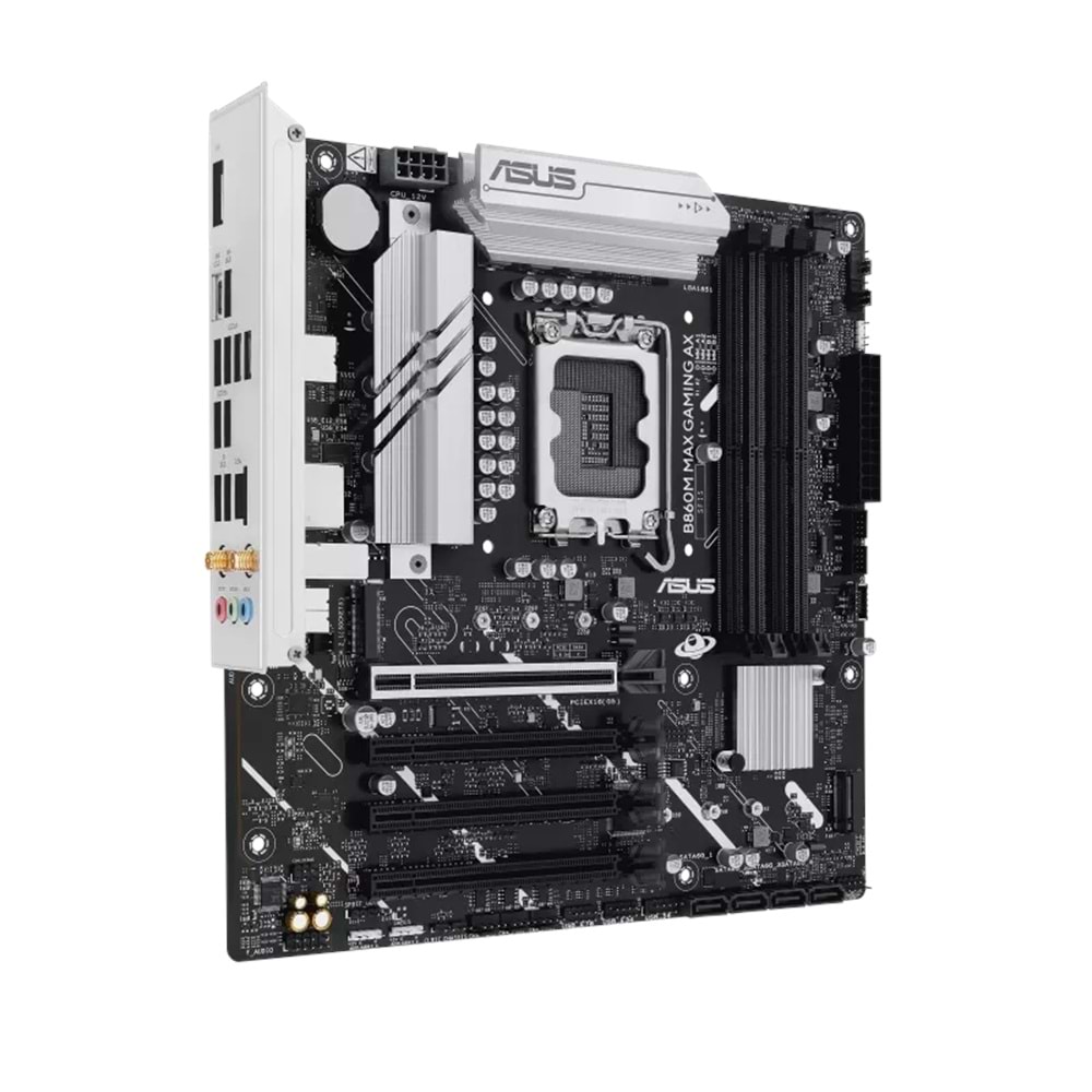 ASUS B860M MAX GAMING AX INTEL SOKET 1851 ANAKART