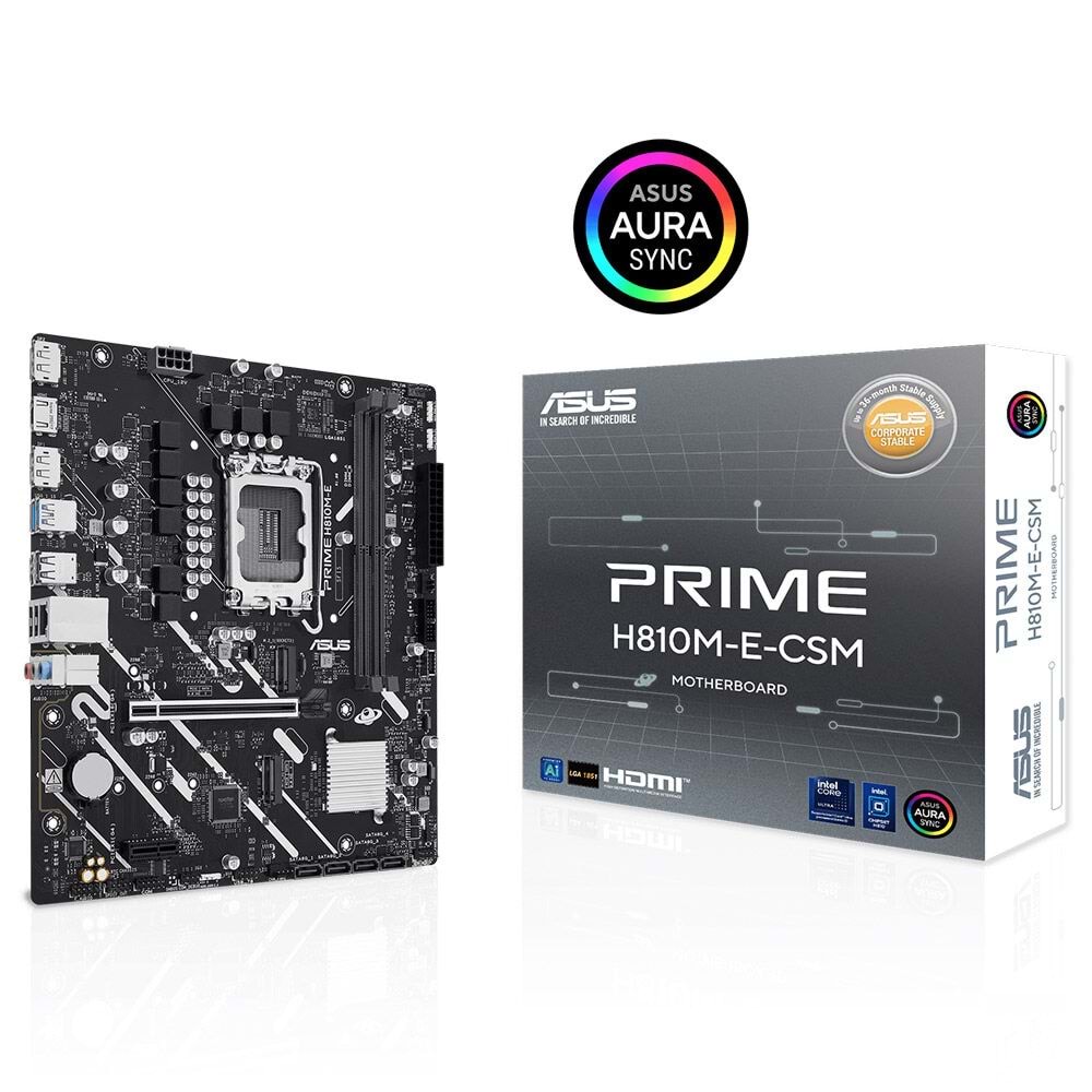 ASUS PRIME H810M-E-CSM INTEL 1851 ANAKART