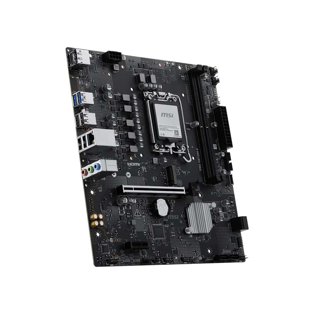 MSI PRO H810M-E DDR5 6400MHz (OC) M.2 mATX 1851P