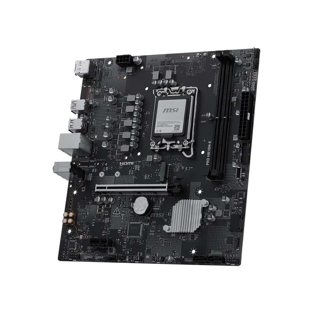 MSI PRO H810M-E DDR5 6400MHz (OC) M.2 mATX 1851P