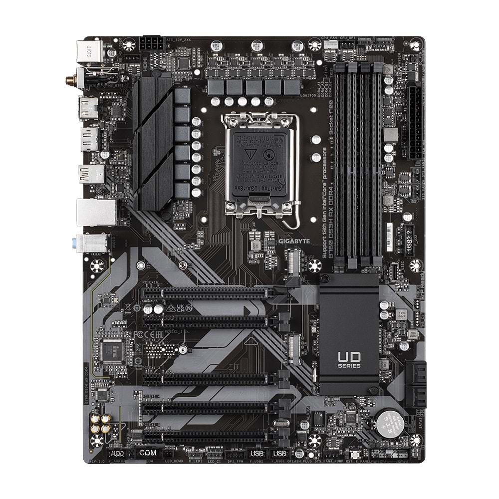 GIGABYTE B760 DS3H AX DDR4 M.2 HDMI DP ATX 1700P