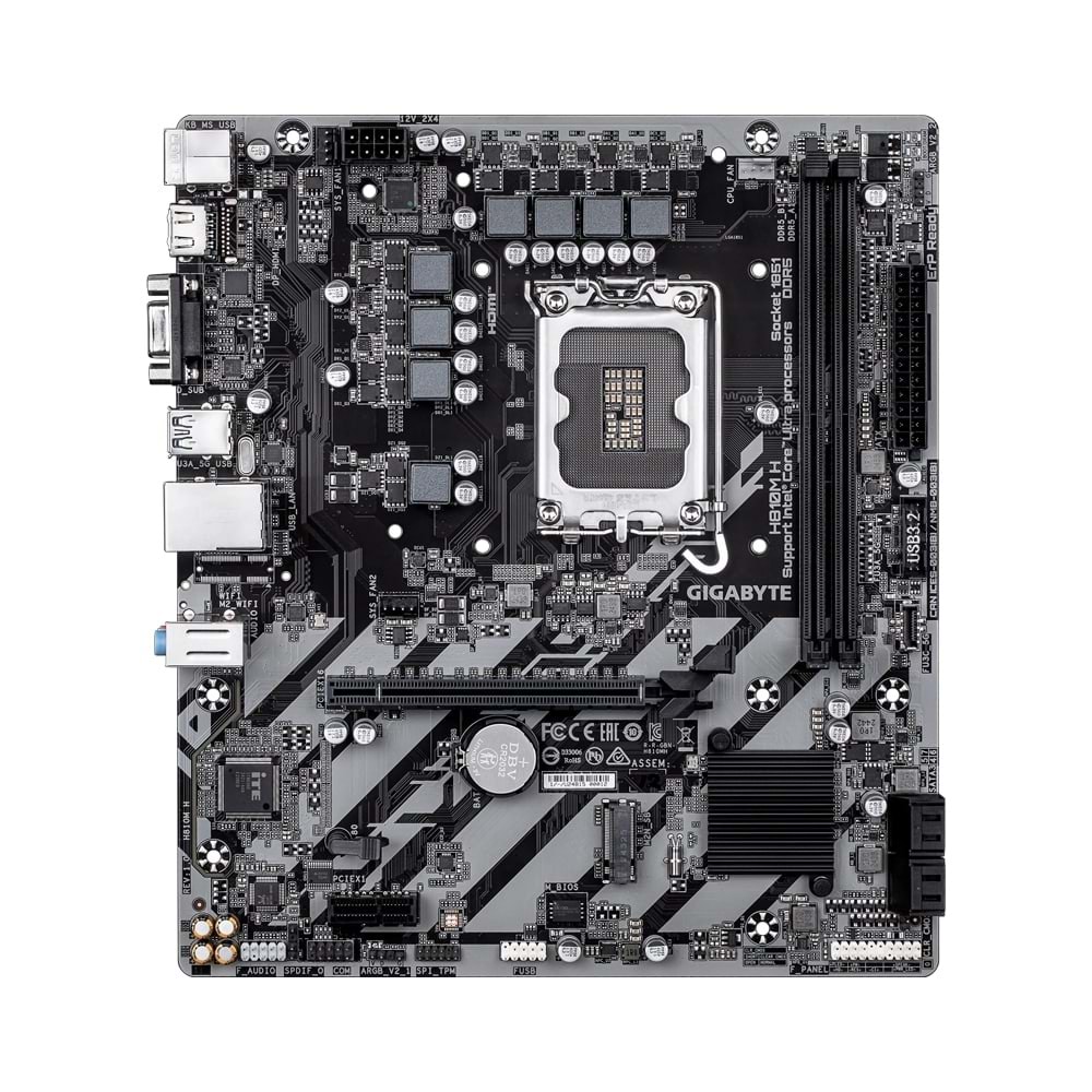 GIGABYTE H810M H DDR5 M.2 HDMI MATX 1851P