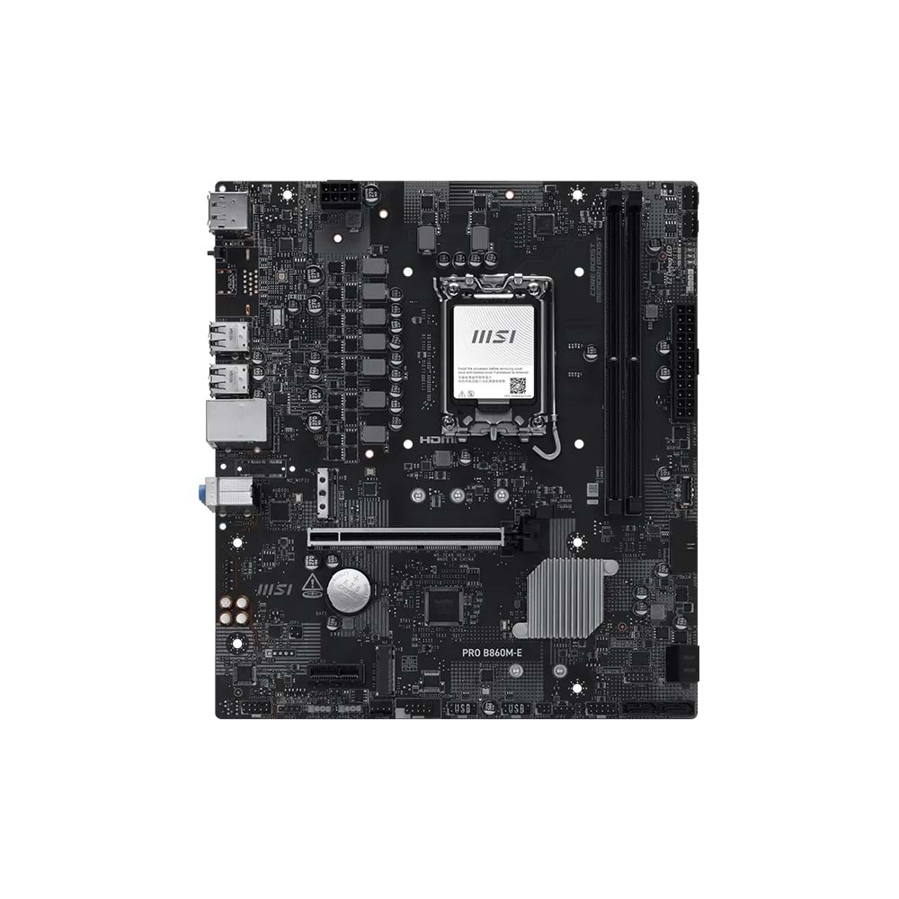 MSI PRO B860M-E DDR5 6400MHz(OC) 1851P mATX