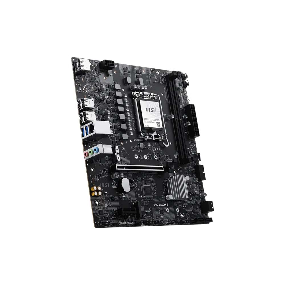 MSI PRO B860M-E DDR5 6400MHz(OC) 1851P mATX