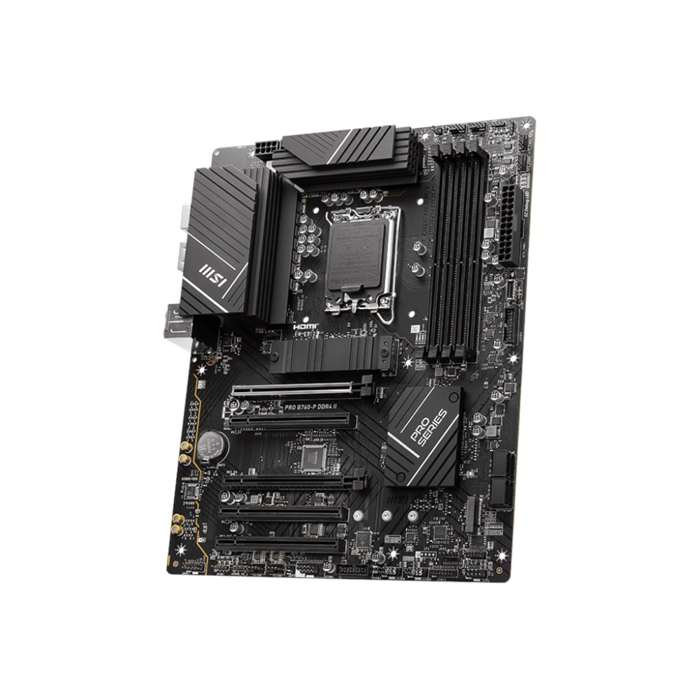 MSI PRO B760-P DDR4 II 5333(OC) PCI-E M.2 HDMI DP ATX 1700P