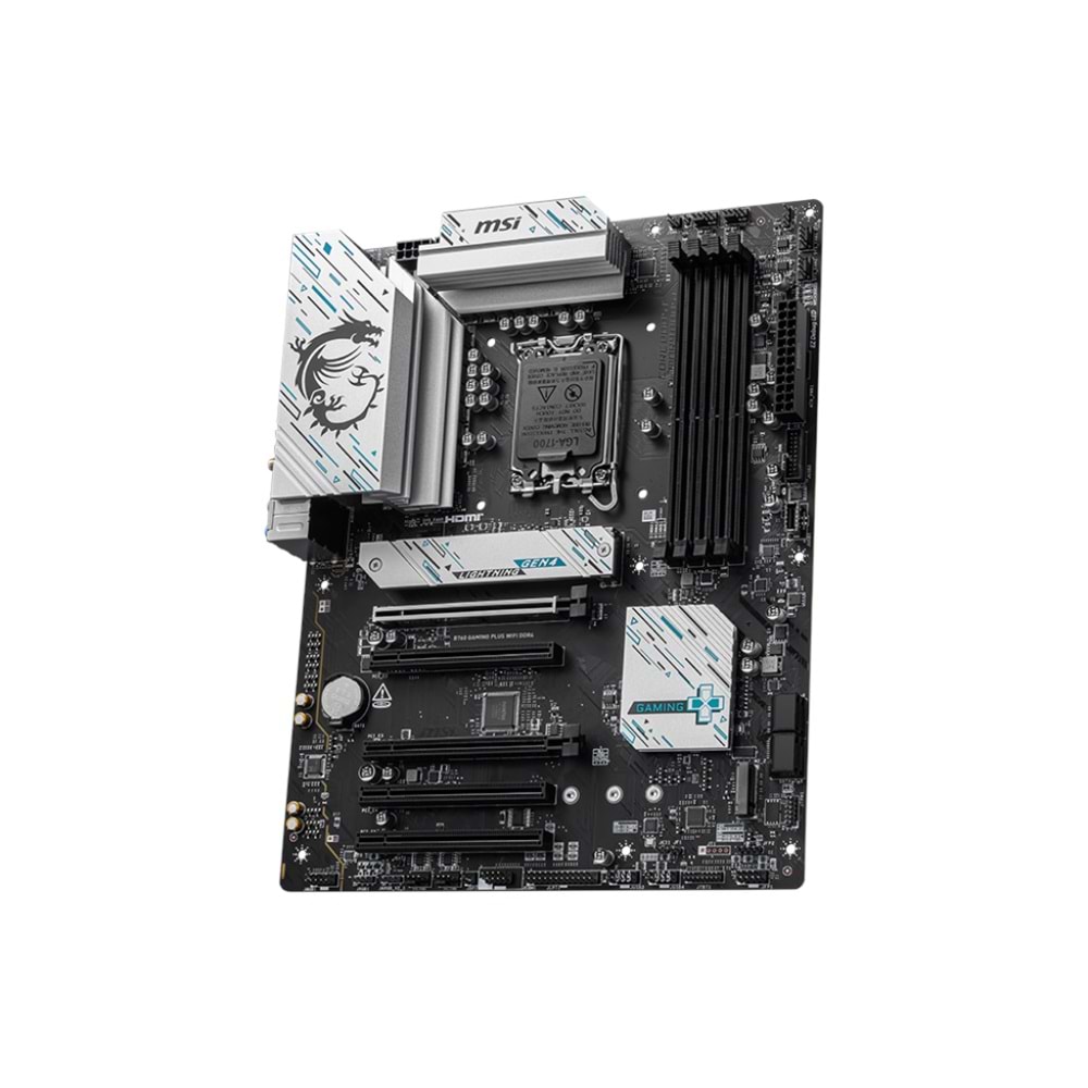 MSI B760 GAMING PLUS WIFI DDR4 M.2 ATX 1700p