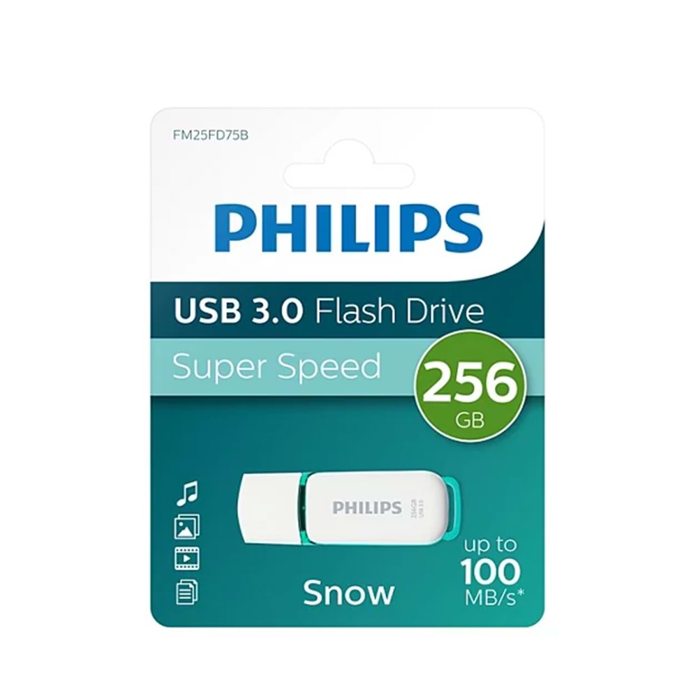PHILIPS 256GB USB 3.0 SNOW BAHAR YEŞİLFM25FD75B/00