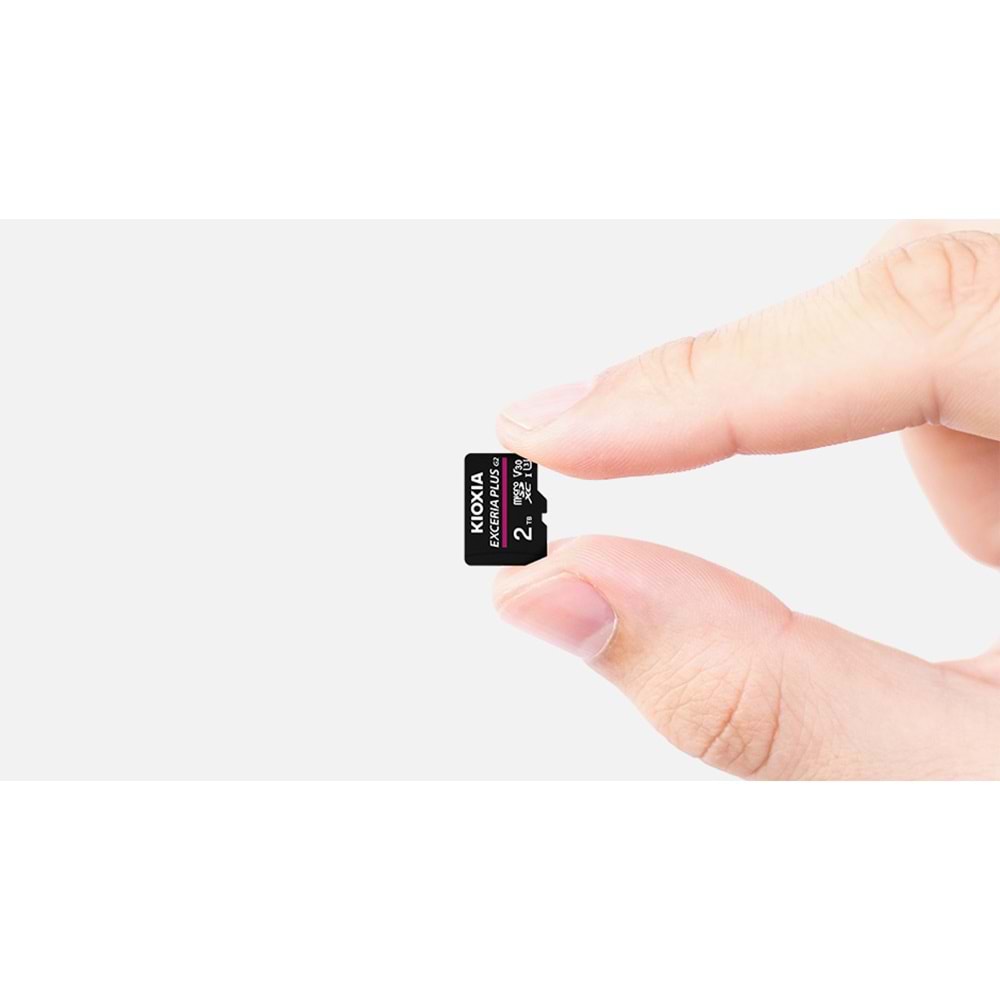 2TB EXCERIA PLUS G2 MICRO SDXC 4K 100MB/s KIOXIA LMPL2M002TG2
