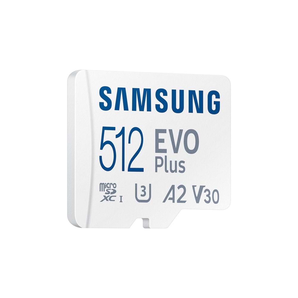 512GB SAMSUNG EVO PLUS MICROSDXC UHS-I U3 V30 A2 160MB/s MB-MC512SA/TR