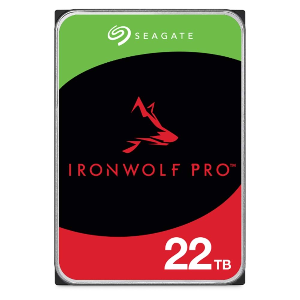 22TB SEAGATE IRONWOLF 7200 512M NAS ST22000NT001