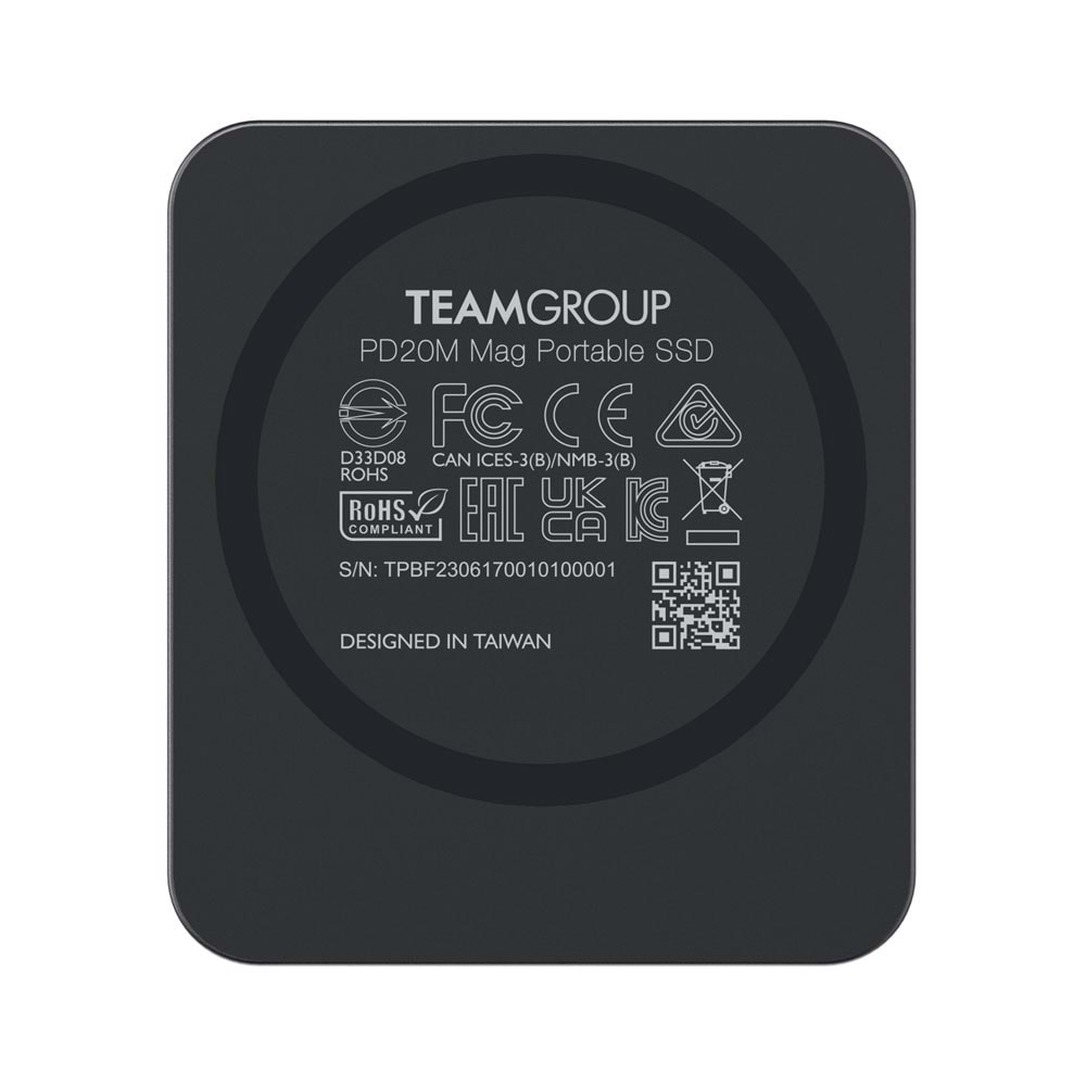 TEAM PD20M 1TB MAG PORTABLE SSD GRAY 2000/2000MB/s (TPSEG2001T0C108)