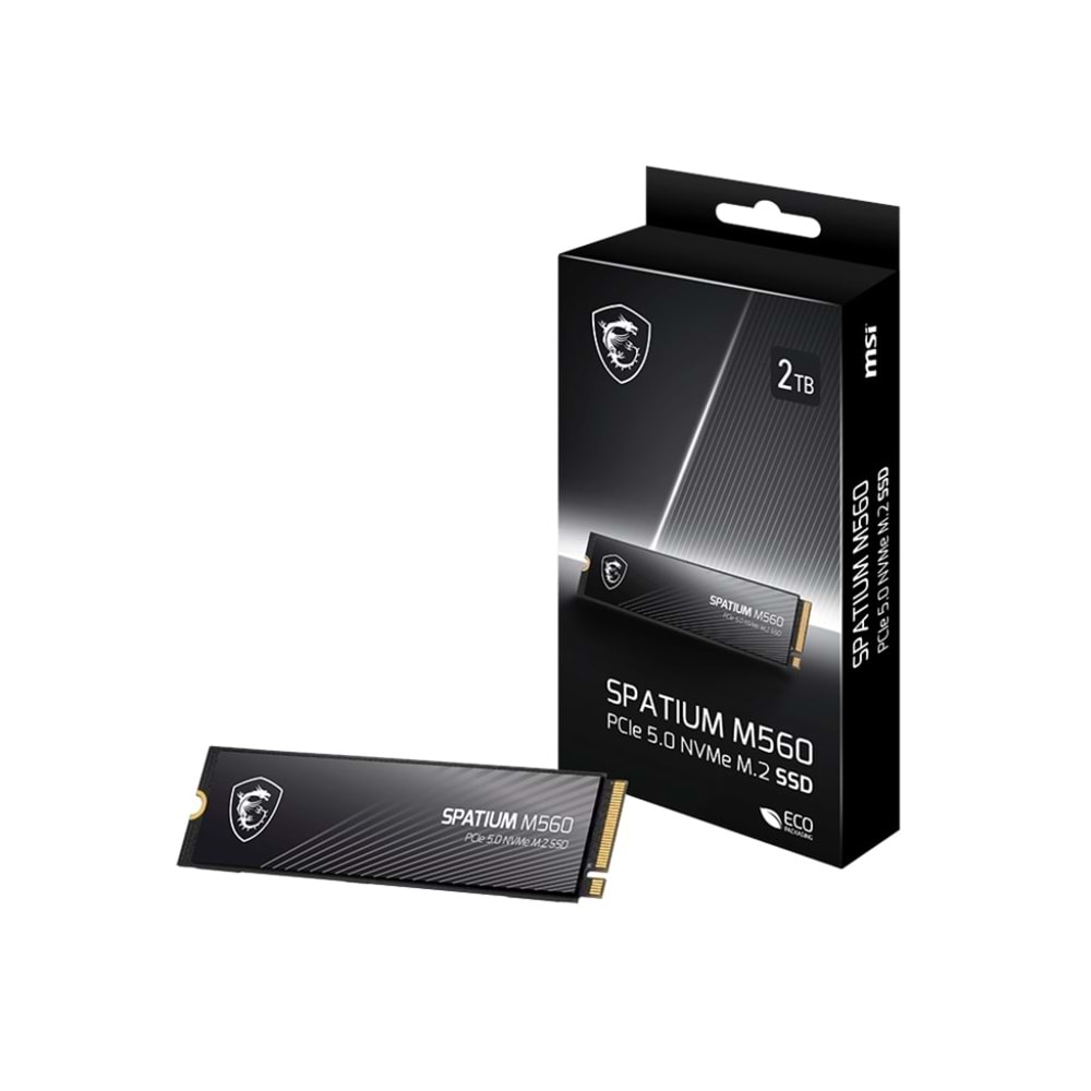 MSI SPATIUM M560 PCIE 5.0 NVME M2 2TB