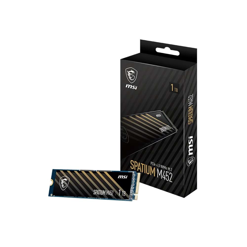 500GB MSI SPATIUM M452 PCIE 4.0 NVME M.2