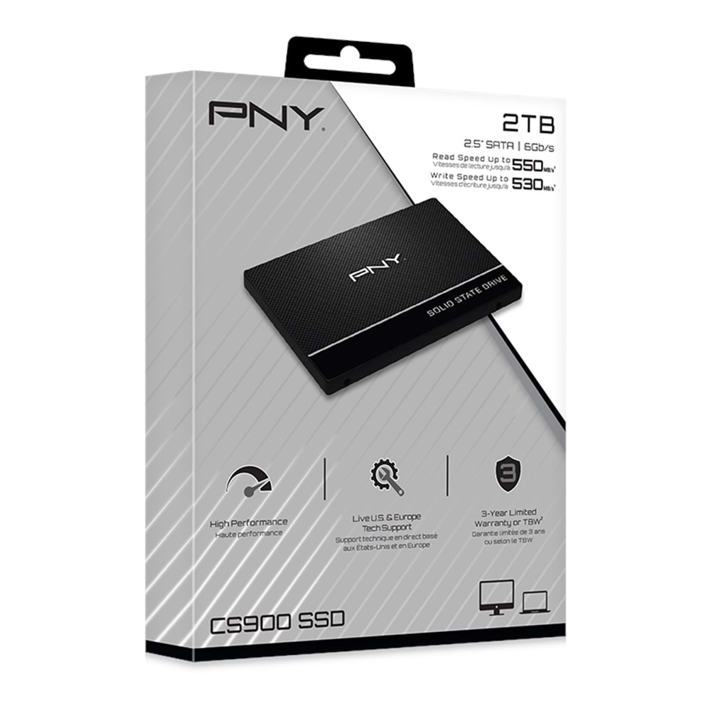 2TB PNY CS900 SSD 2,5" SSD (SSD7CS900-2TB-RB)
