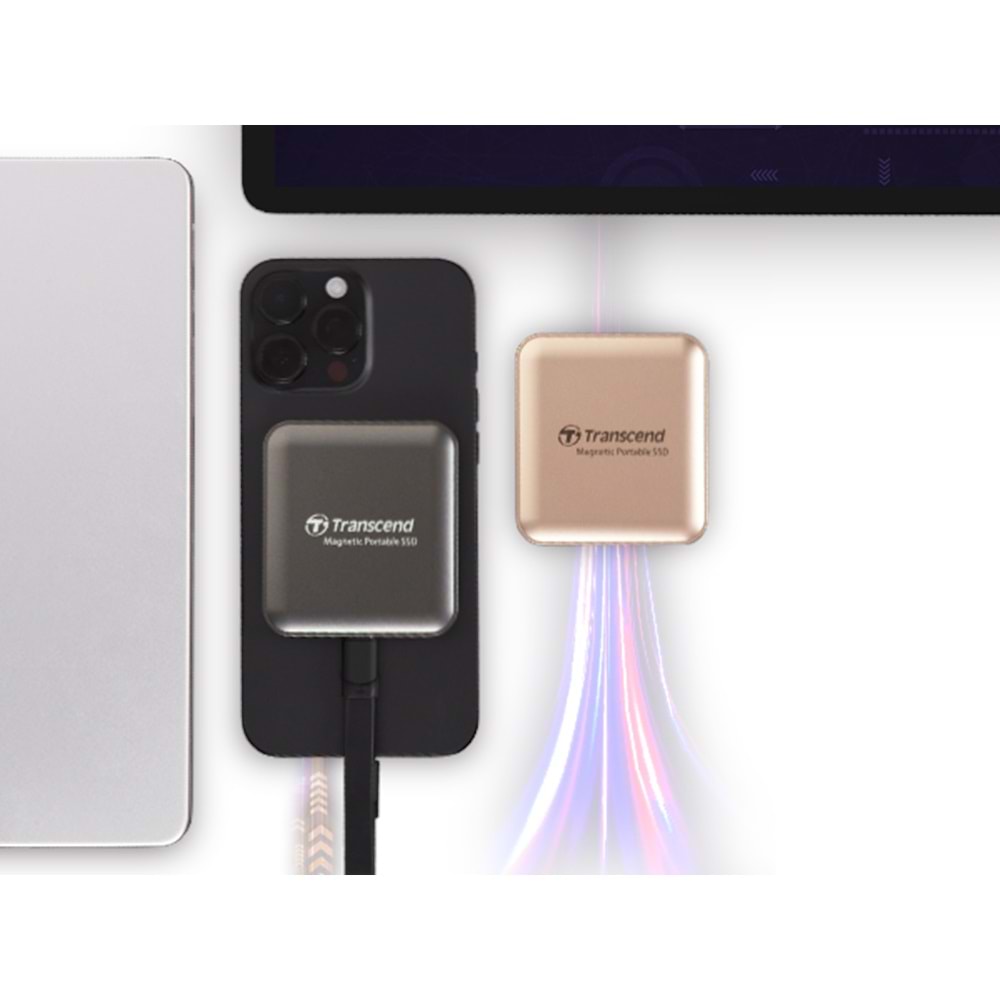 Transcend ESD420 Portable 1TB MagSafe Siyah SSD (TS1TESD420C)