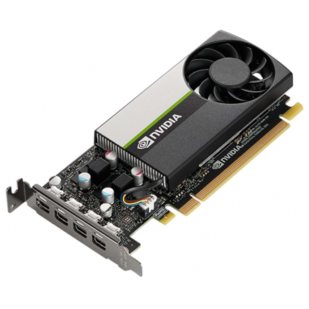 PNY VCNT1000 4GB DDR6 128Bit 4 xDISPLAY ÇIKIŞLI PASİF SOĞUTUCULU YAPAY ZEKA AI EKRAN KARTI (VCNT1000-SB)
