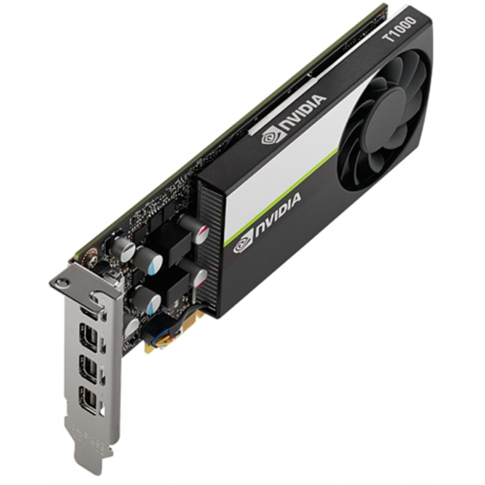 PNY VCNT1000 4GB DDR6 128Bit 4 xDISPLAY ÇIKIŞLI PASİF SOĞUTUCULU YAPAY ZEKA AI EKRAN KARTI (VCNT1000-SB)