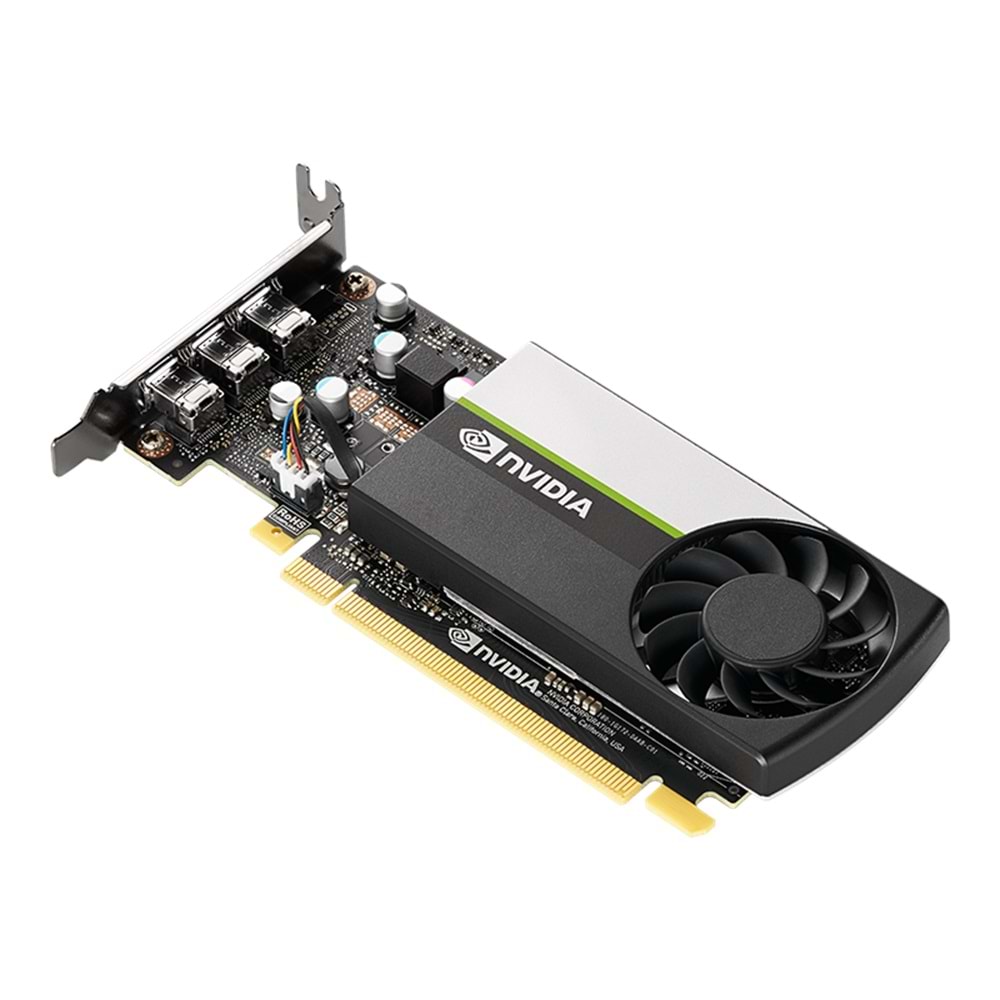 PNY VCNT400 4GB DDR6 64Bit 3 xDISPLAY ÇIKIŞLI PASİF SOĞUTUCULU YAPAY ZEKA AI EKRAN KARTI (VCNT400-4GB-SB)