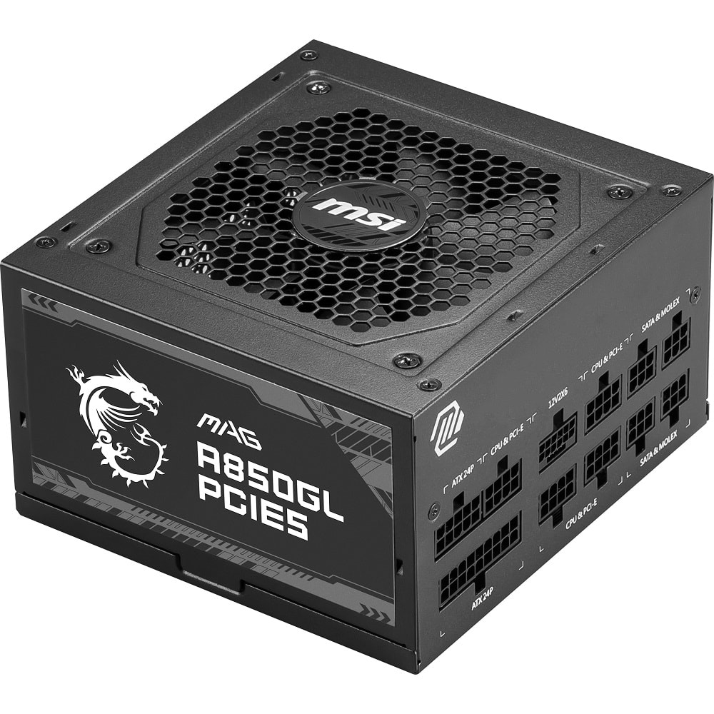 MSI MAG A850GL PCIE5 850W 80+GOLD POWER SUPPLY