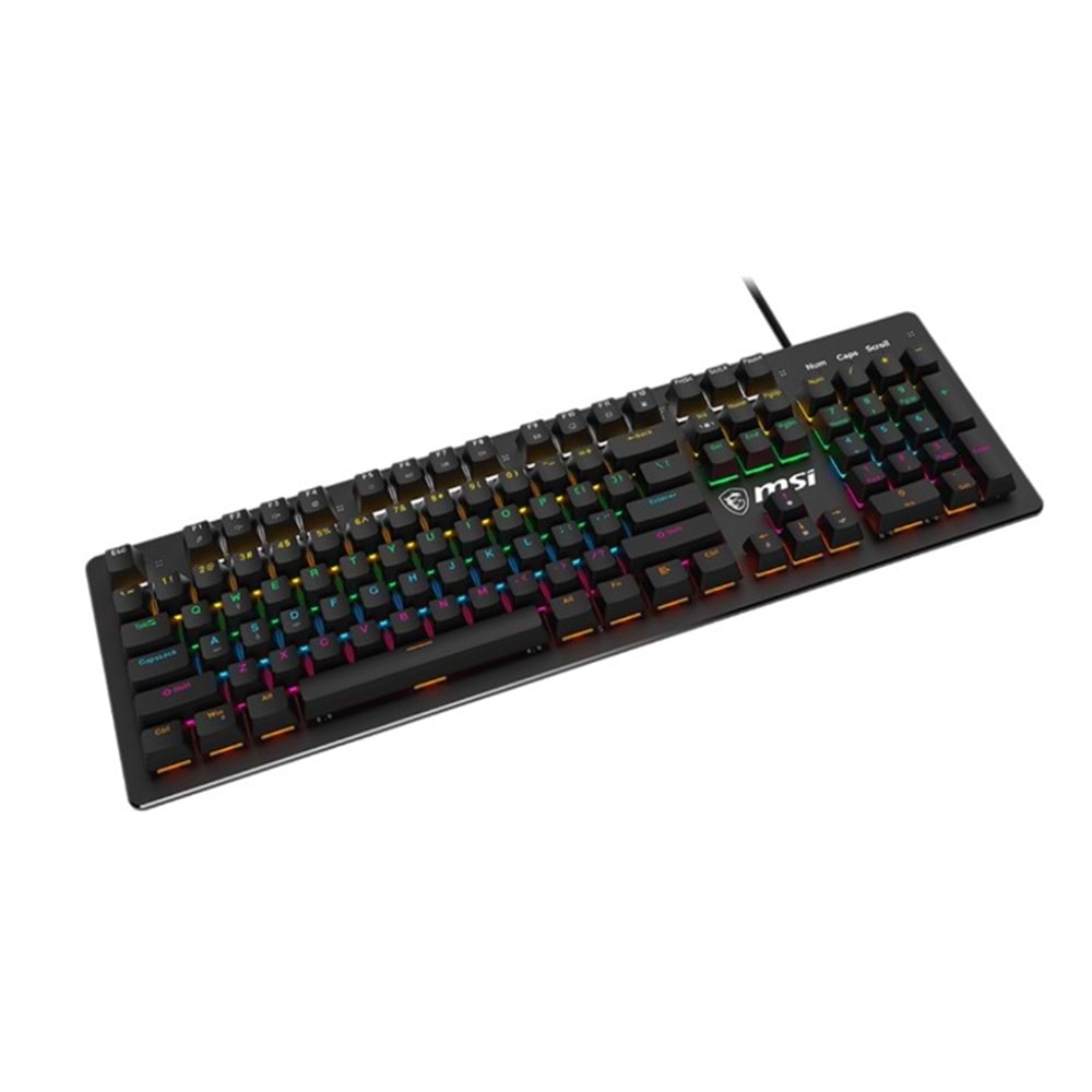 MSI FORGE GK300 RED SWITCH RGB MEKANIK GAMING KLAV