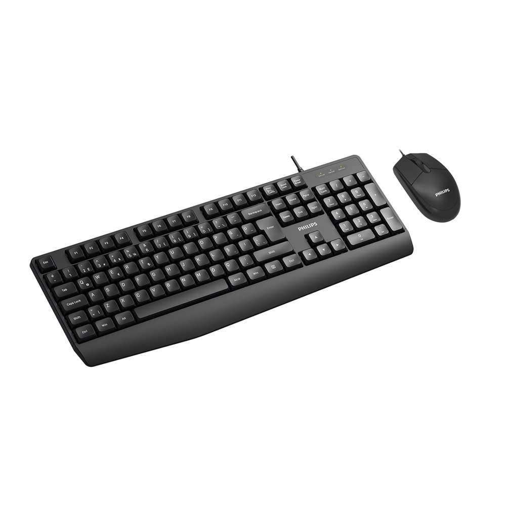 PHILIPS KABLOLU KLAVYE&MOUSE SET SPT6237B SİYAH