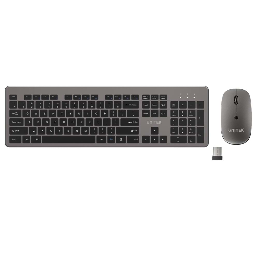 UNITEK SLIMDUO 2.4GHZ KLAVYE SETI (T054AGY01-US)
