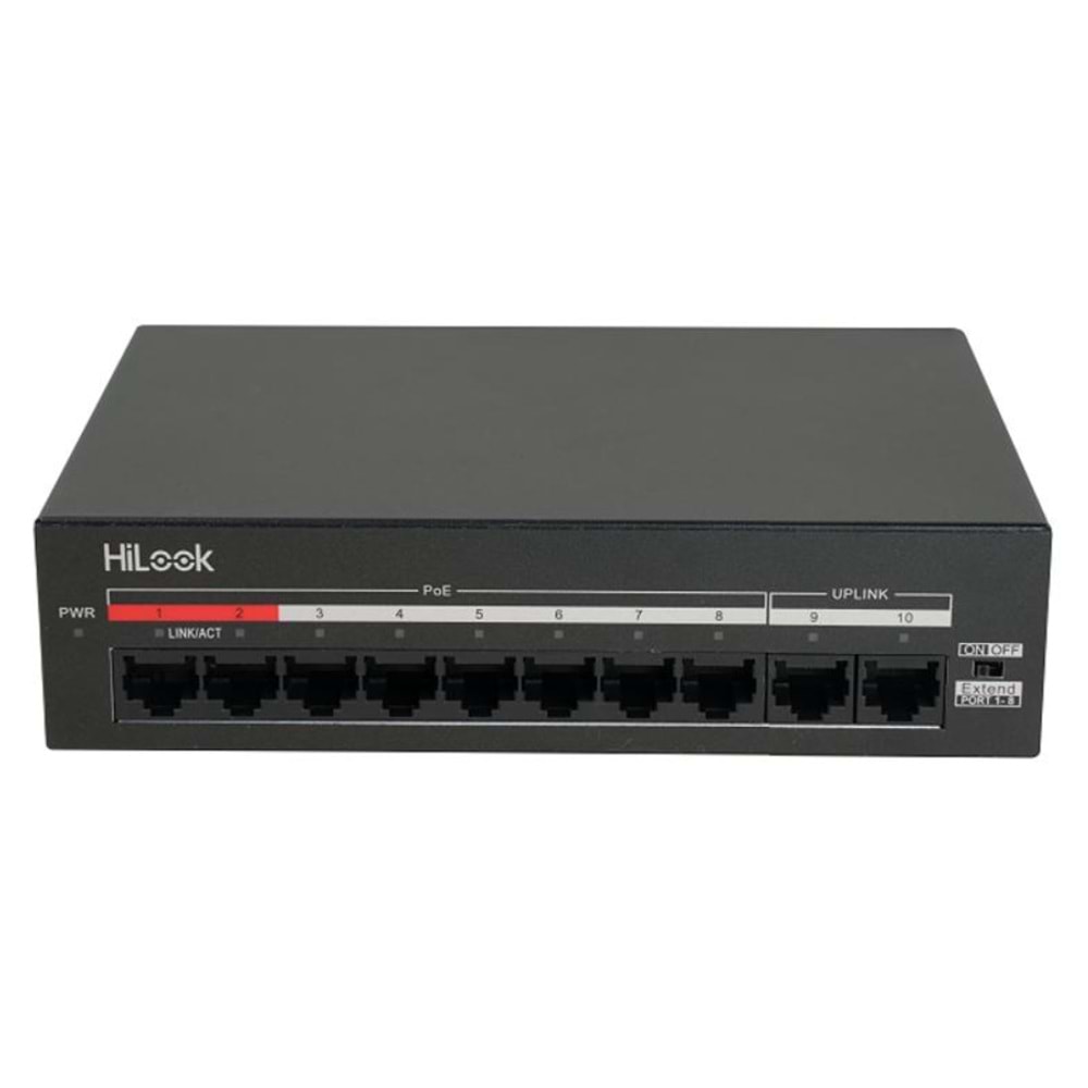 HILOOK NS-0110MP-60 8x10/100 MBPS POE RJ45 PORT 2x10/100 MBPS SWİTCH