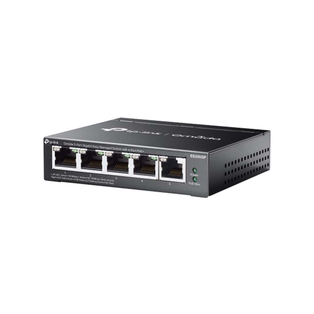 TP-LINK OMADA ES205GP 5PORT YÖNETİLEBLR 65W POE