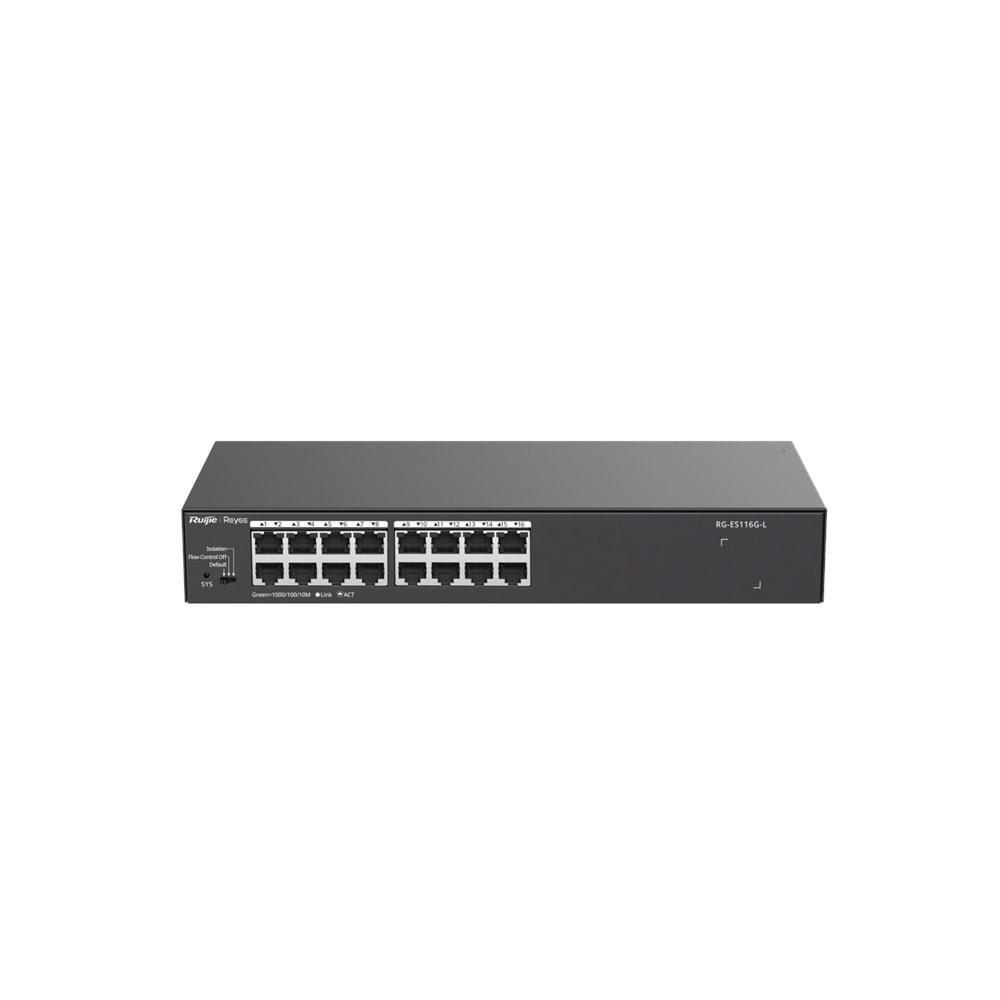 RUİJİE-REYEE RG-ES116G-L 16xGE YÖNETİLEMEZ NETWORK SWİTCH