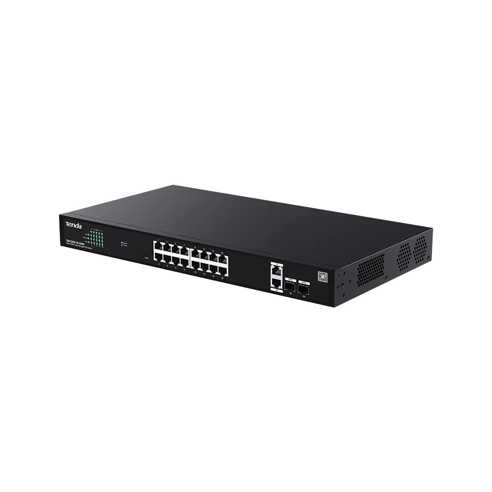 TENDA TEG2220P-16-250W 16GE POE PORT (250W), 2X UPLİNK, 2XSFP CLOUD YÖNETİLEBİLİR
