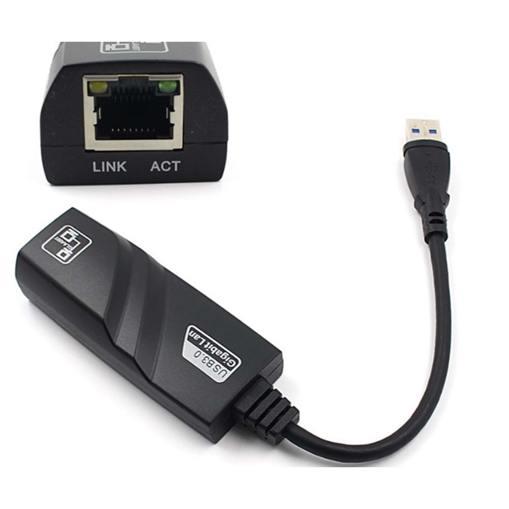 QPORT Q-UGB1 USB3.0 TO 10/100/1000 GB RJ-45 ETHERNET CEVIRICI