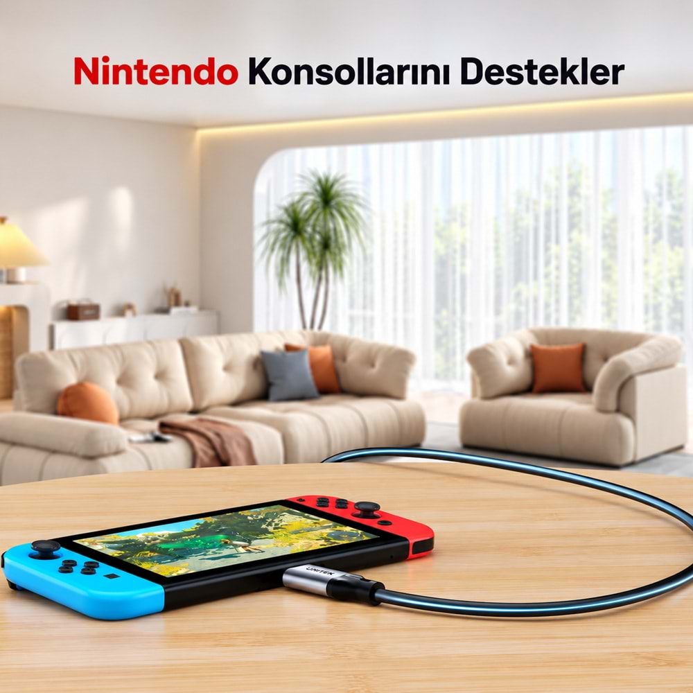 UNITEK USB-C TO ETHERNET KABLO 3M (C18148AGY01-3M)