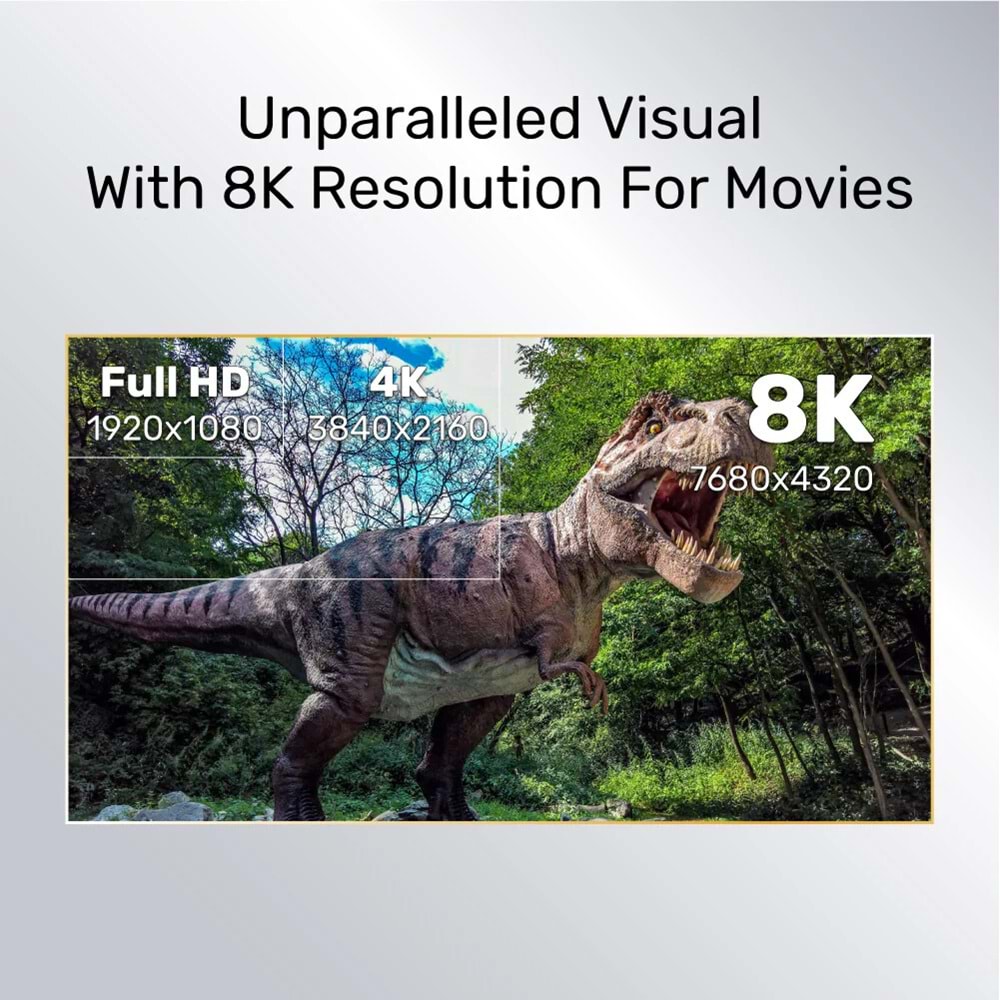 UNITEK 8K ULTRA YUKSEK HIZLI HDMI KABLOSU (C137W)