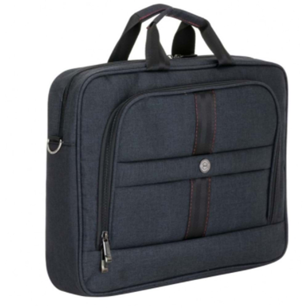 PLM SANTORİ NOTEBOOK ÇANTASI SİYAH 15.6"