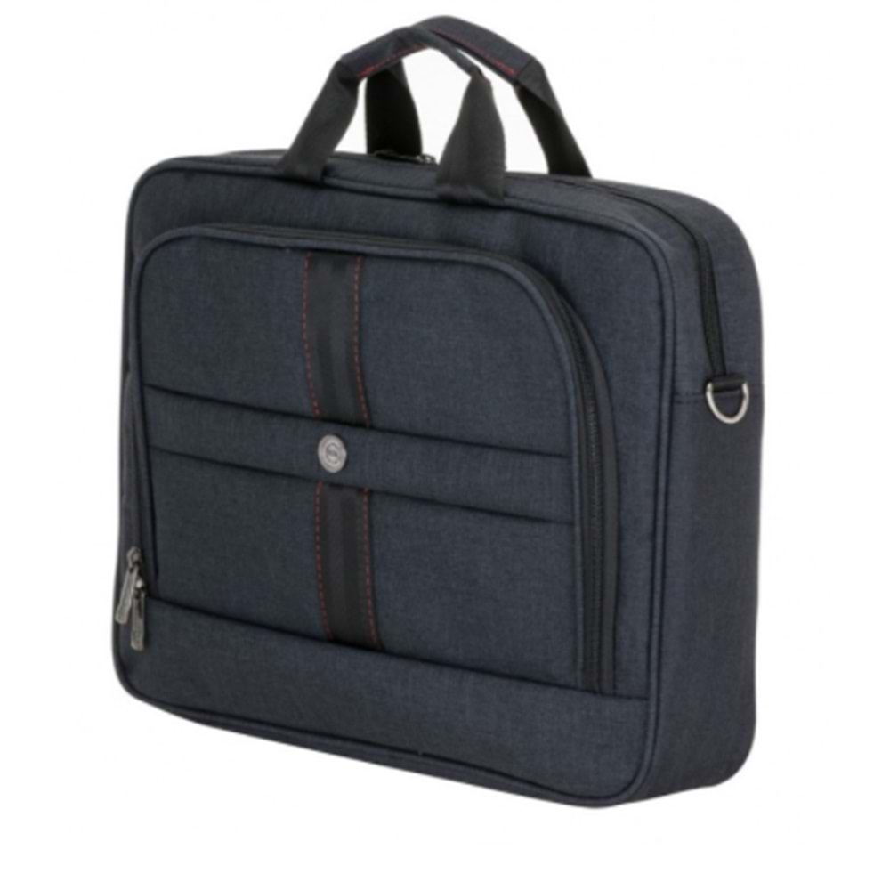 PLM SANTORİ NOTEBOOK ÇANTASI SİYAH 15.6"