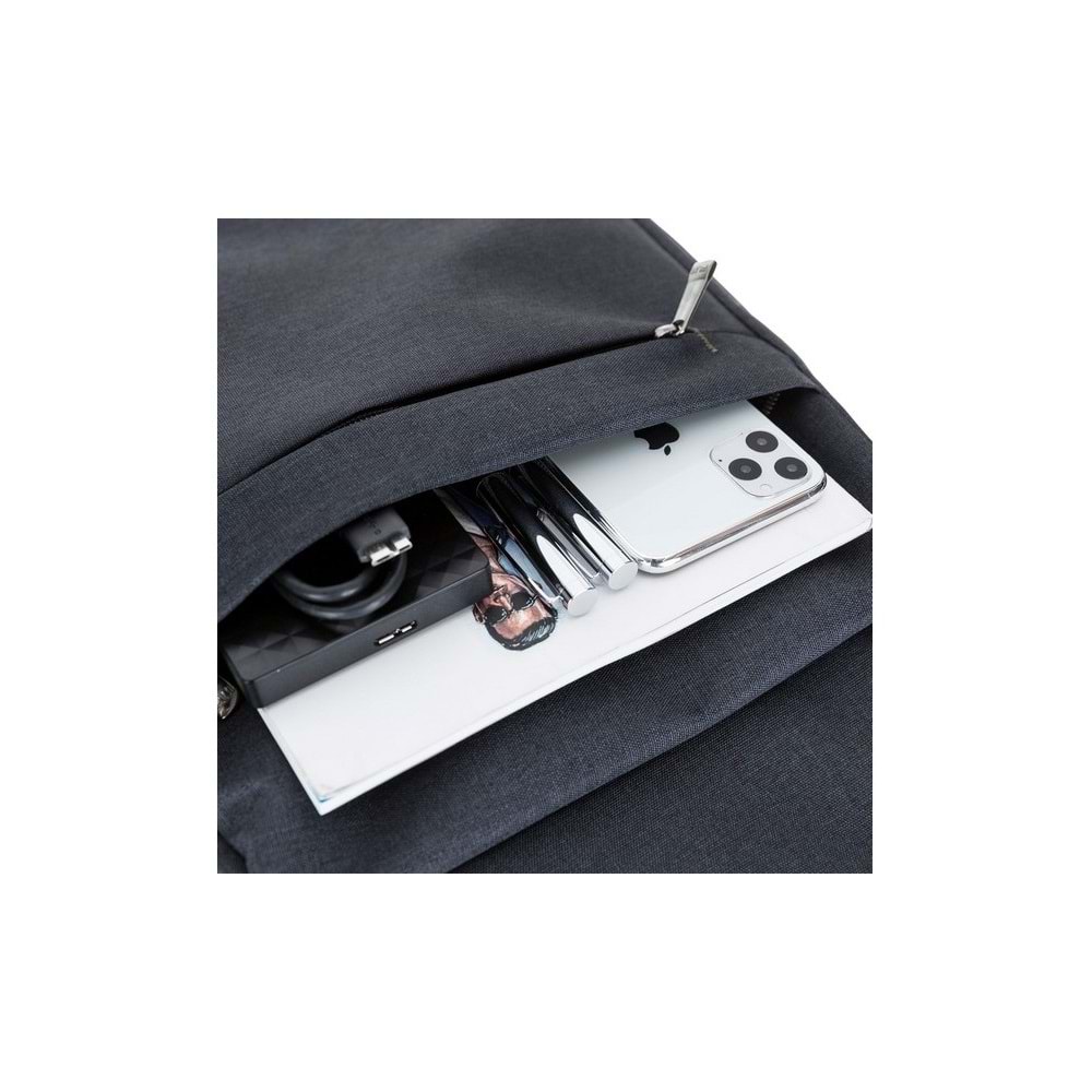 PLM SEİTEK NOTEBOOK SIRT ÇANTASI KOYU GRİ 15.6"