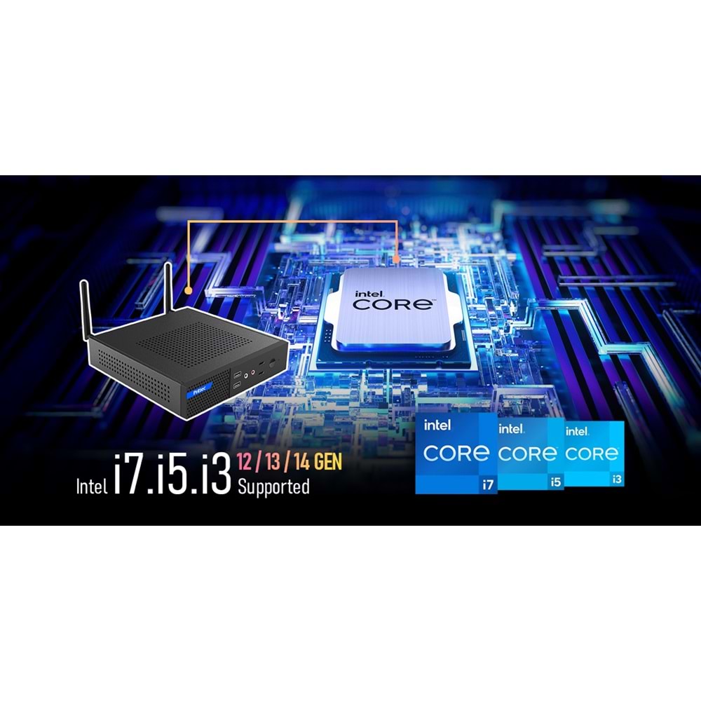 PRITTEC OX2 Q7-TH610L MINI PC I5-12400 / 16GB /512 Nvme M2 / Free Dos