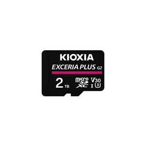 2TB EXCERIA PLUS G2 MICRO SDXC 4K 100MB/s KIOXIA LMPL2M002TG2