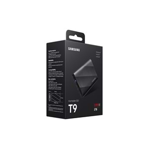2TB SAMSUNG 2000/1950MB/s USB 3.2 GEN 2X2 TAŞINABİLİR T9 MU-PG2T0B/WW